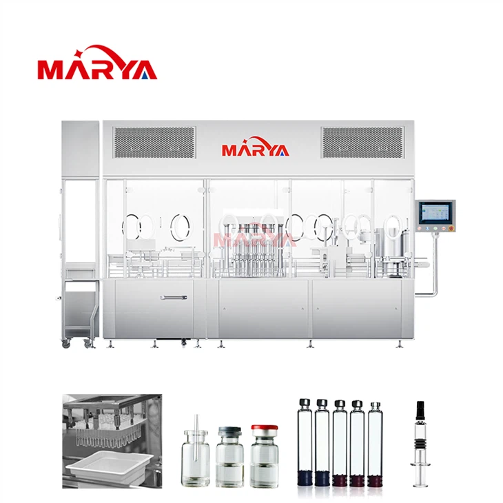 Lyfjafyrirtæki 3 í 1 RTU ílátsfyllingarlínu